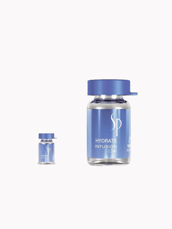 Hydrate Infusion 6x5 ml este un tratament personalizat de hidratare, fiind un beneficiu de extra hidratare în combinaţie cu orice altă masca SP.